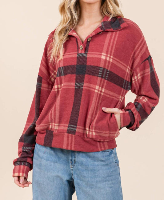 Bombom - V-neck Pullover Top