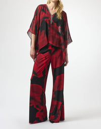Joseph Ribkoff - Floral Mid-rise Trousers