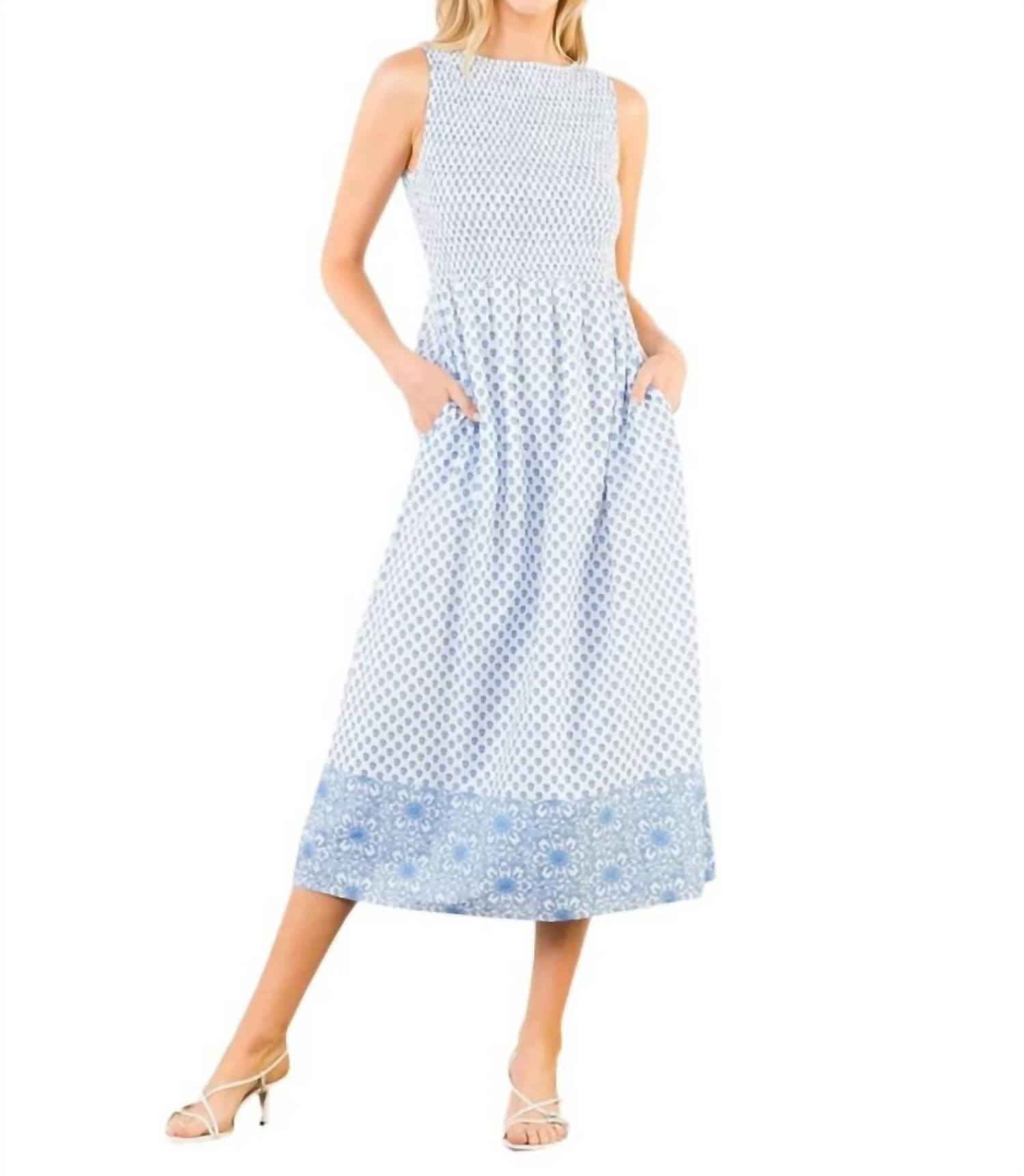 Thml - The Smocked Floral Midi Dress