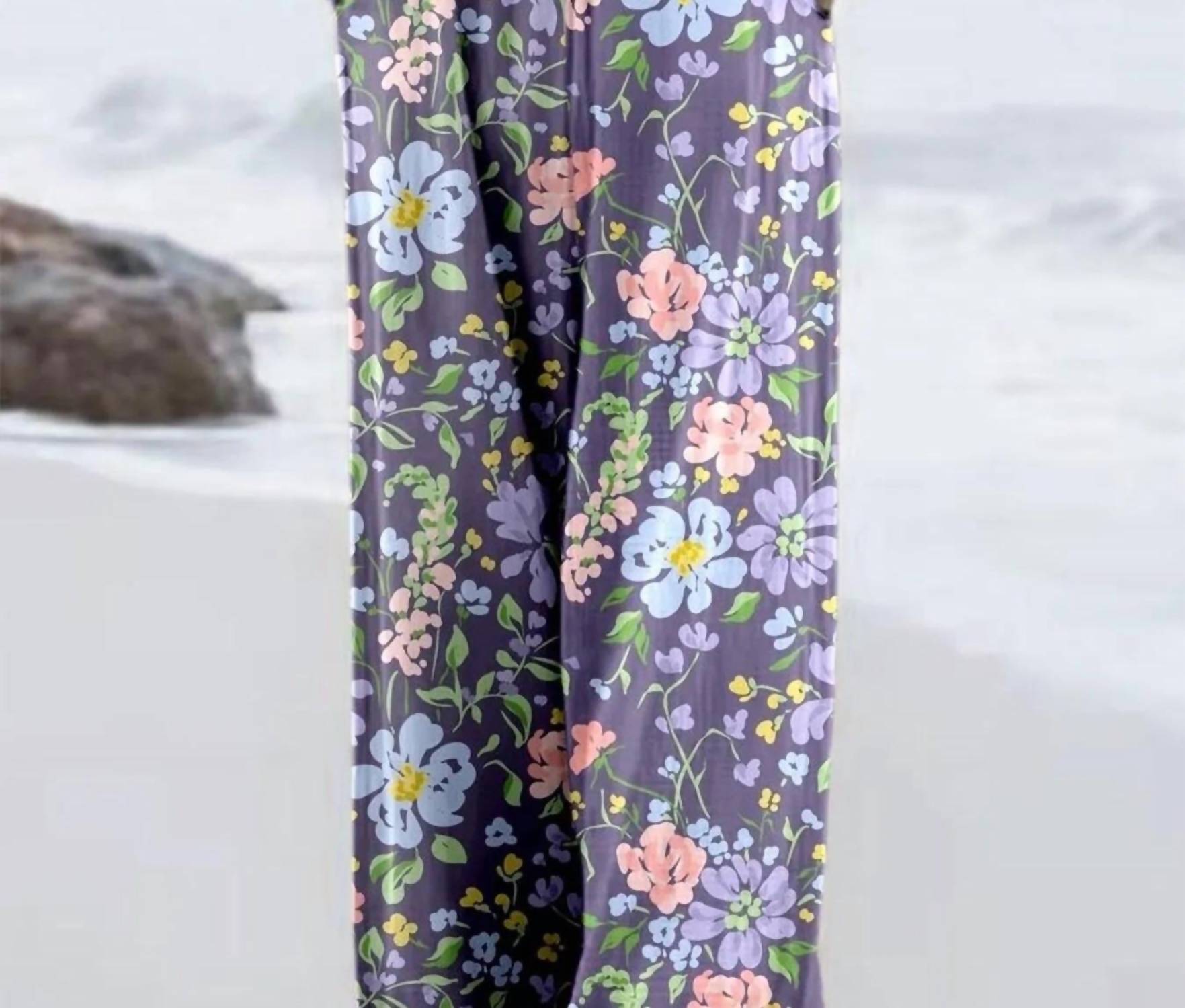 Trendsi - Full Size Floral Wide-Leg Overalls Plus Size