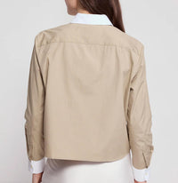 The Shirt - Long Sleeve Boxy Crop Top