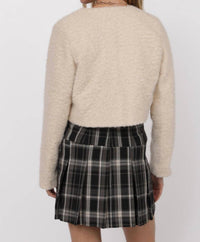 Sage The Label - Cropped Collarless Jacket