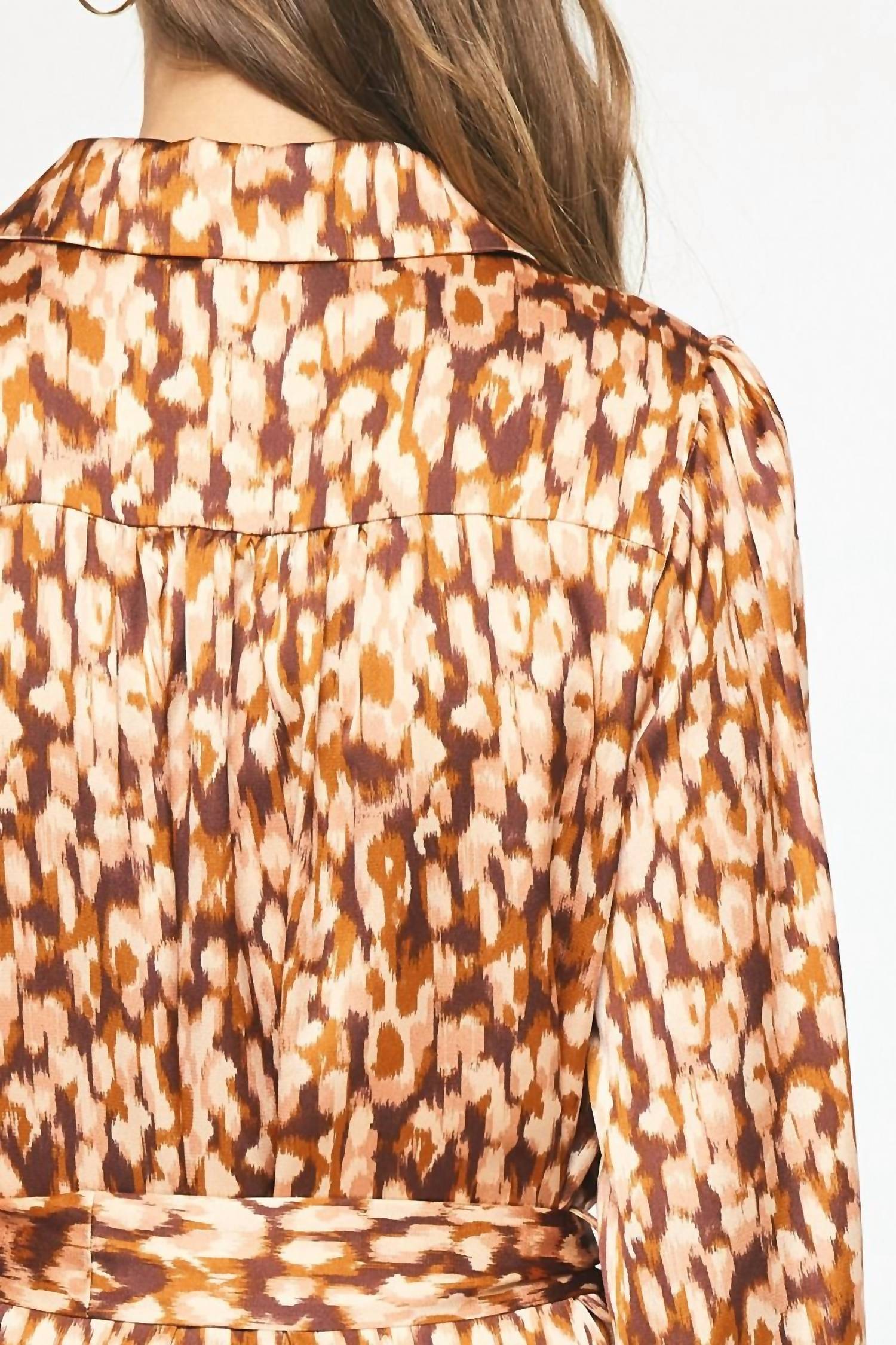 Entro - Spotted Waist Tie Dress