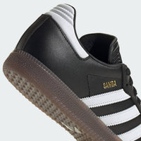 adidas Men’s Samba Leather Indoor Soccer Classic Sneakers in core black cloud white vivid red - men's shoe - view 10
