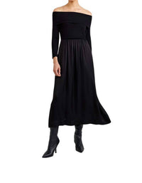 Bella Dahl - Bracelet Length Off Shoulder Midi Dress