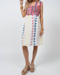 Ivy Jane - Sleeveless Embroidered Dress