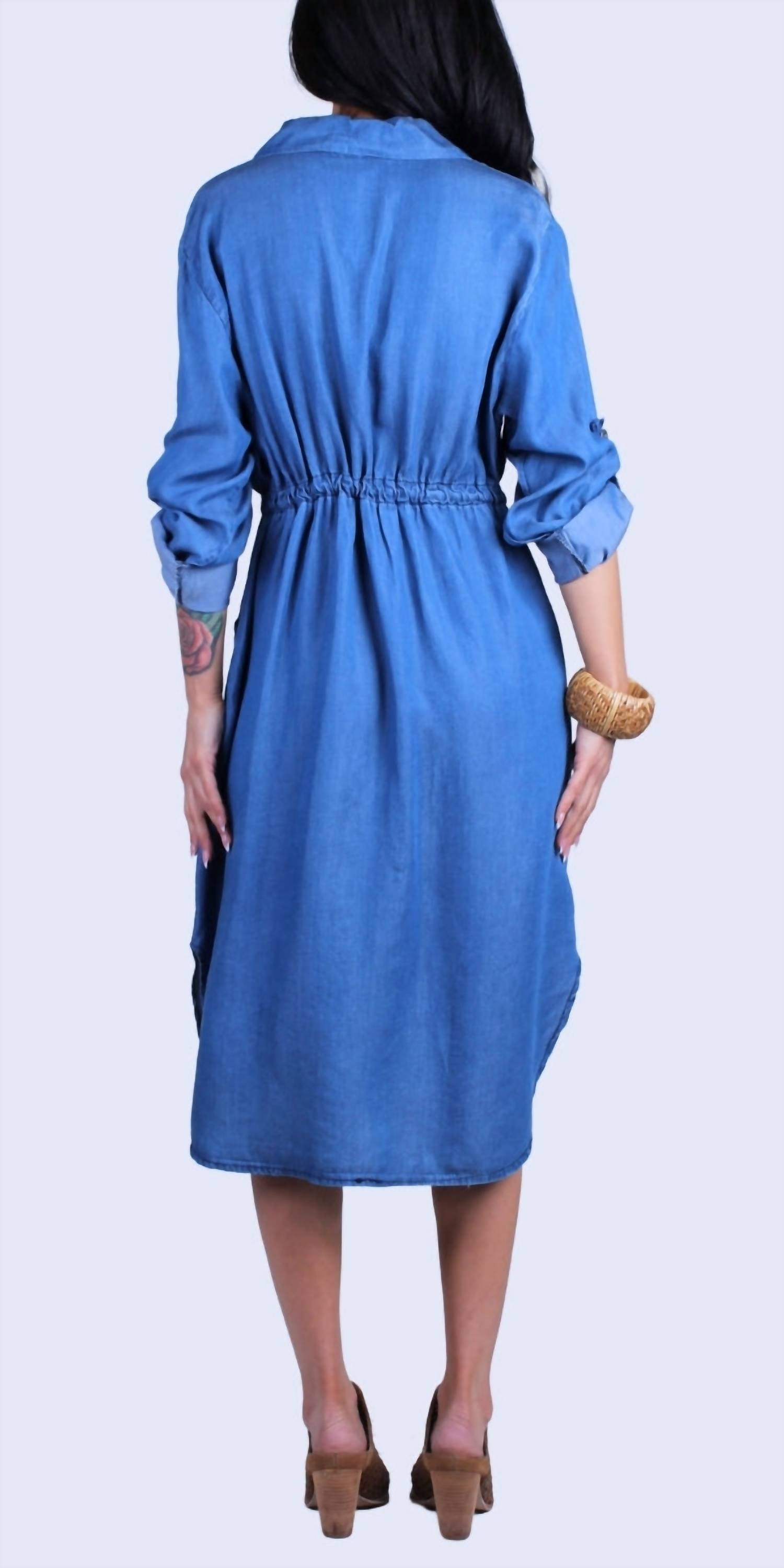 Gigi Moda - Fresca Denim Midi Dress