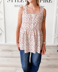 Doe And Rae - Trisha Babydoll Tunic Tank Top
