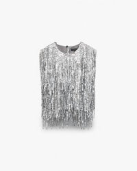 Rag & Bone - Billie Sequined Tassel Top