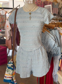 Listicle - Ruffle Lace Bottom Shorts