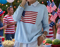 Pink Pineapple - American Flag Sweater