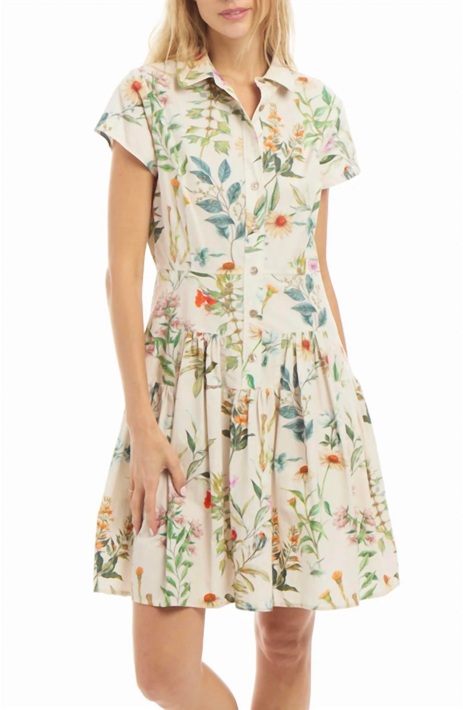 PATTY KIM Colette dress in ivory - women's dress