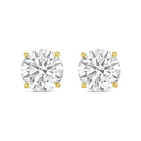 Diana M Jewels - 8.00 Cts Round Lab Grown Stud Earrings