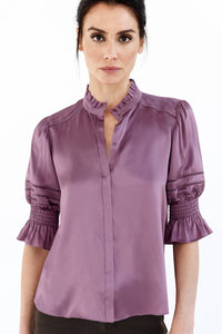 Go By Go Silk - Luxe Fleamarket Embroidered Top