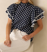 Prosperina - Women's Blair Ruffle Top