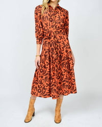 Ivy Jane - Native Print Midi Shirt Dress