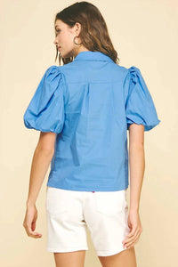 Pinch - Bubble Sleeve Blouse