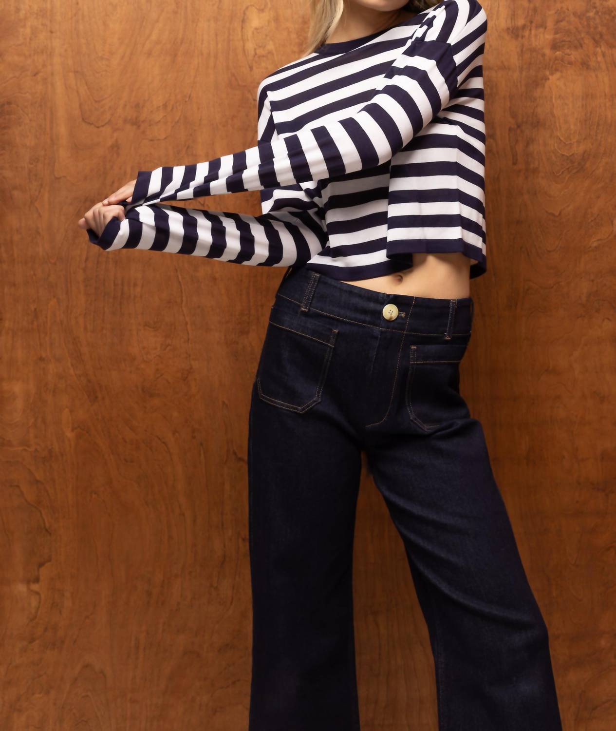 Velvet Heart - Rumi Stripe Long Sleeve Tee