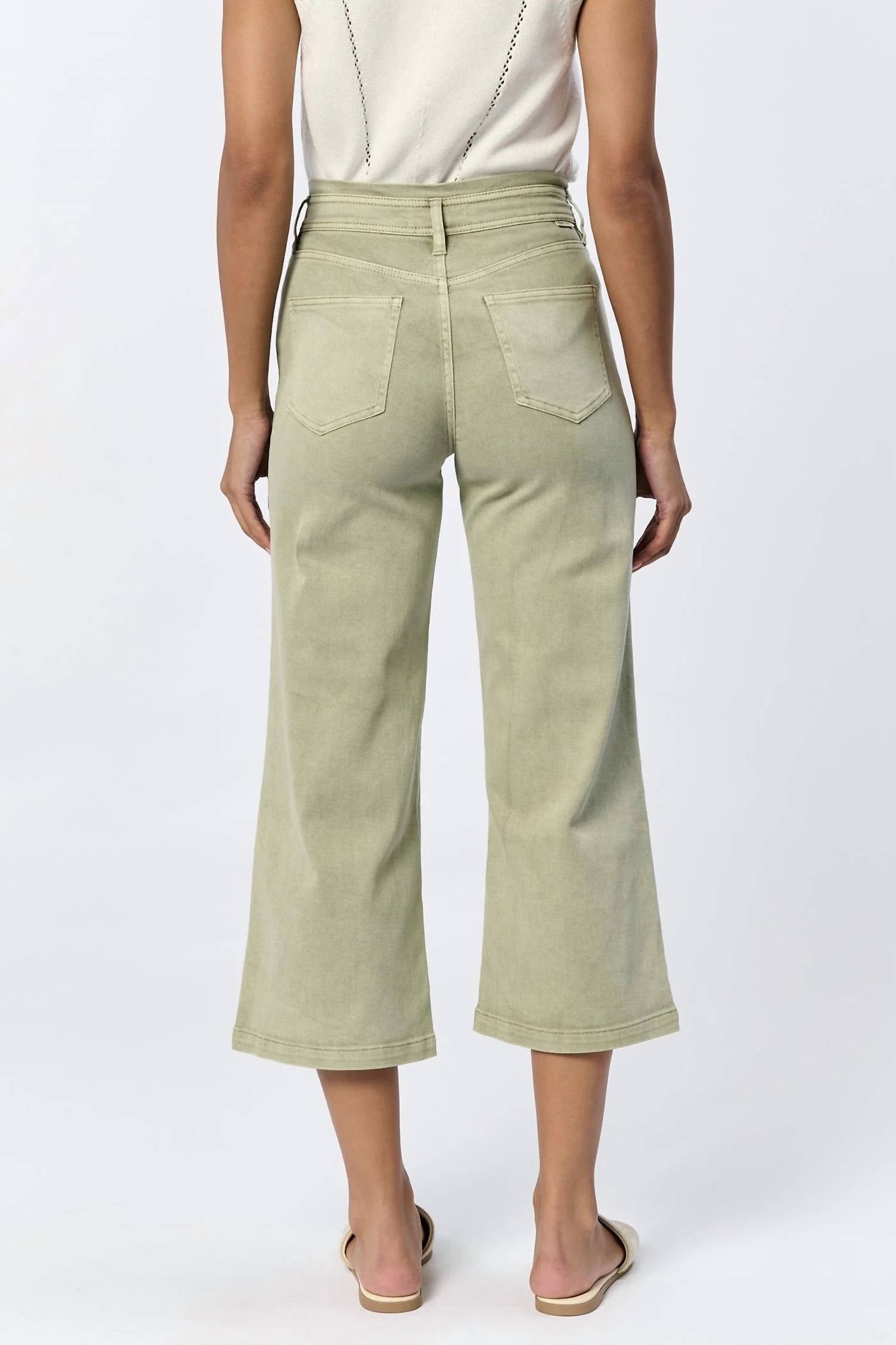 Dear John Denim - Audrey Wide Leg Cropped Jeans