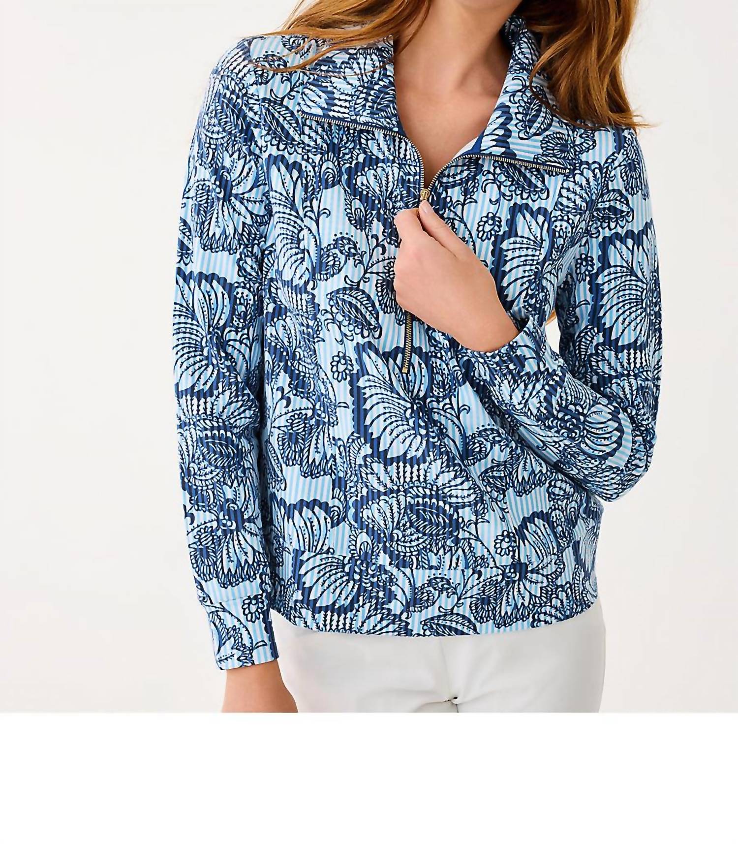 Lilly Pulitzer - Eleni Zip Pullover
