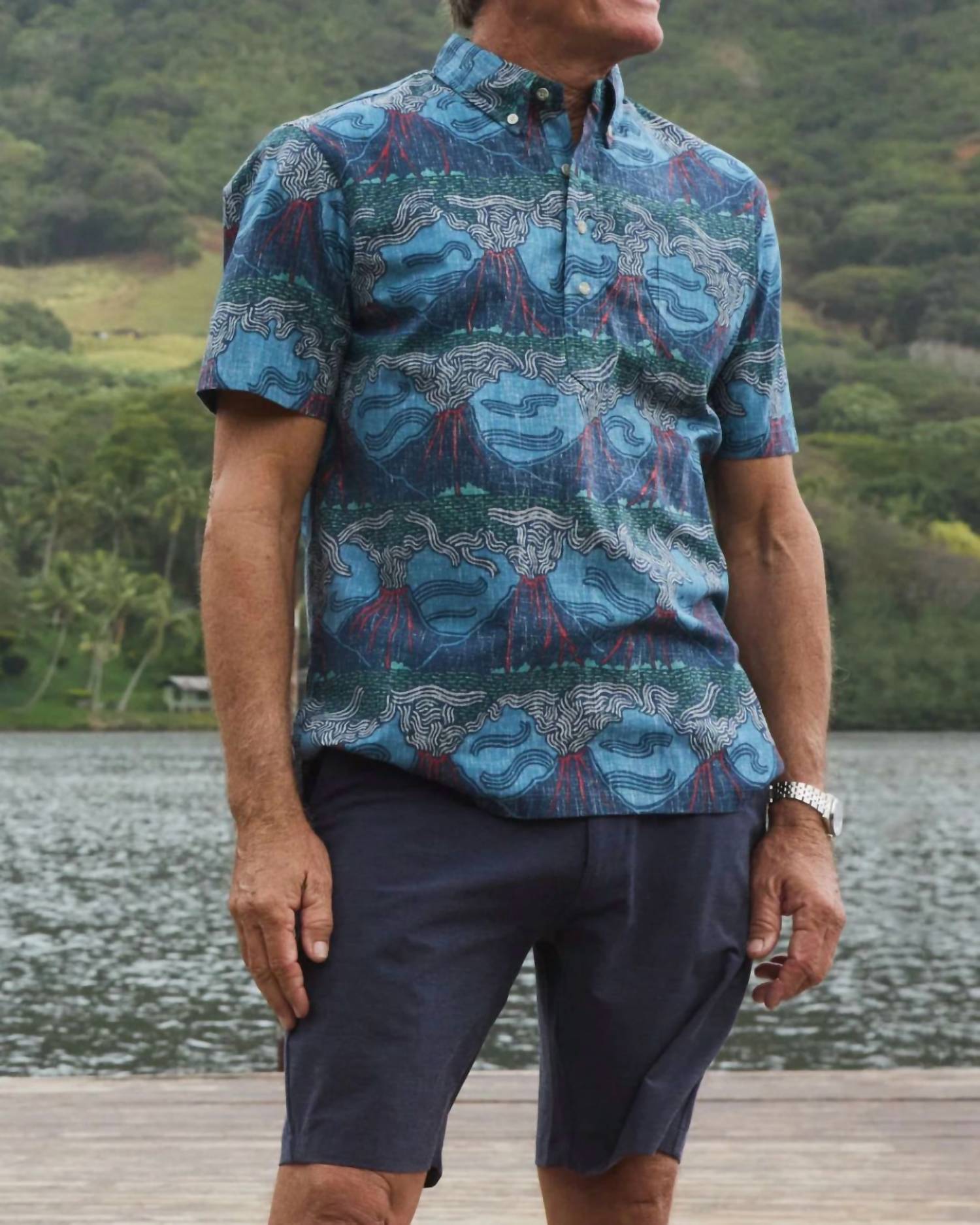 Reyn Spooner - Lua Pele Botton Front Shirt