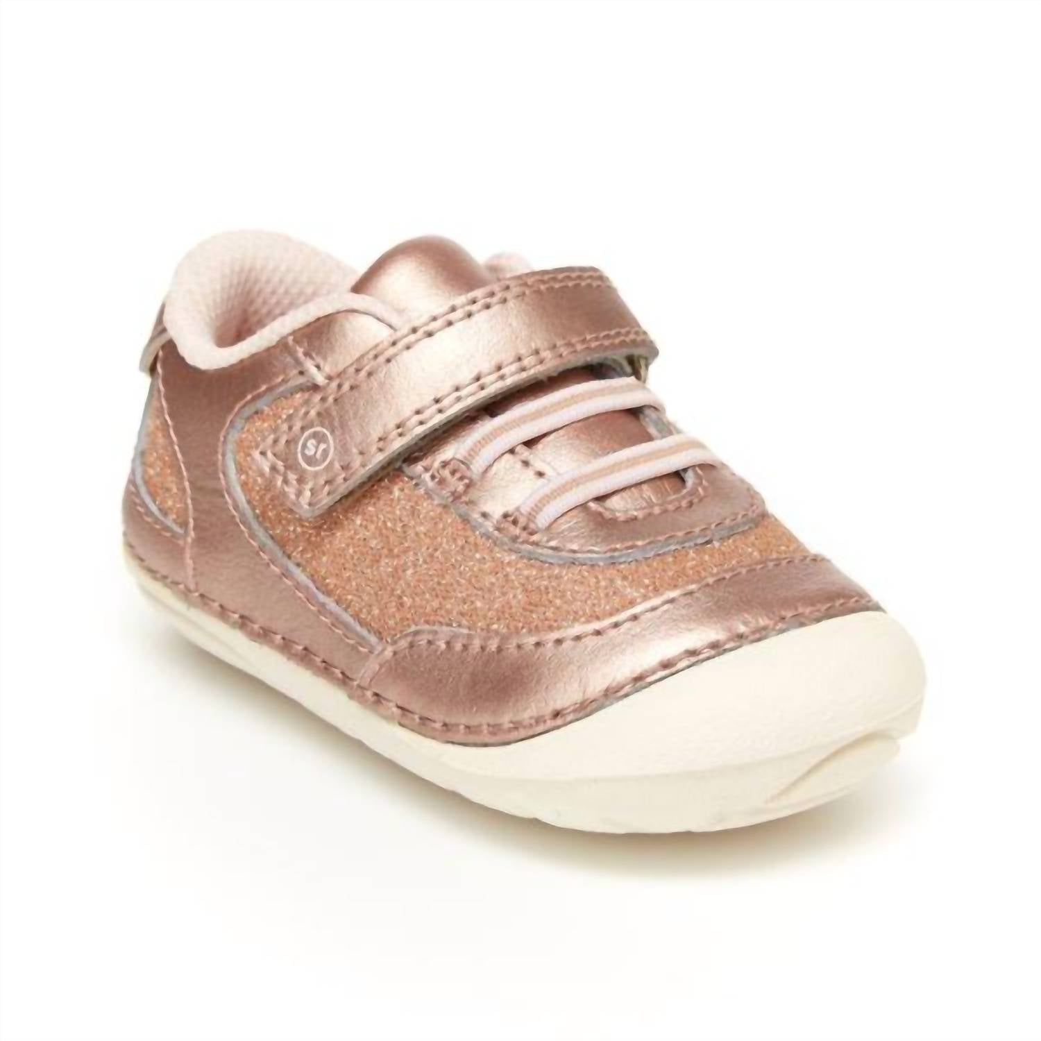 Stride Rite Toddler Jazzy Sneaker in rose gold - kids' sneaker