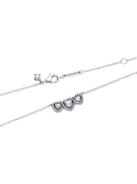 Pandora - Halo Heart Trilogy Collier Necklace