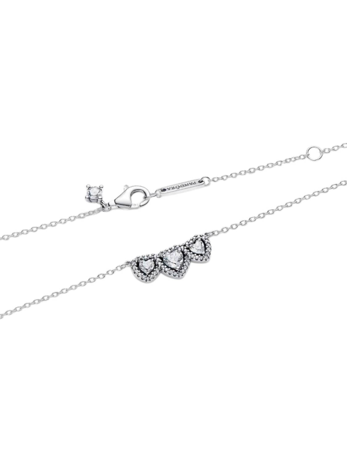Pandora - Halo Heart Trilogy Collier Necklace