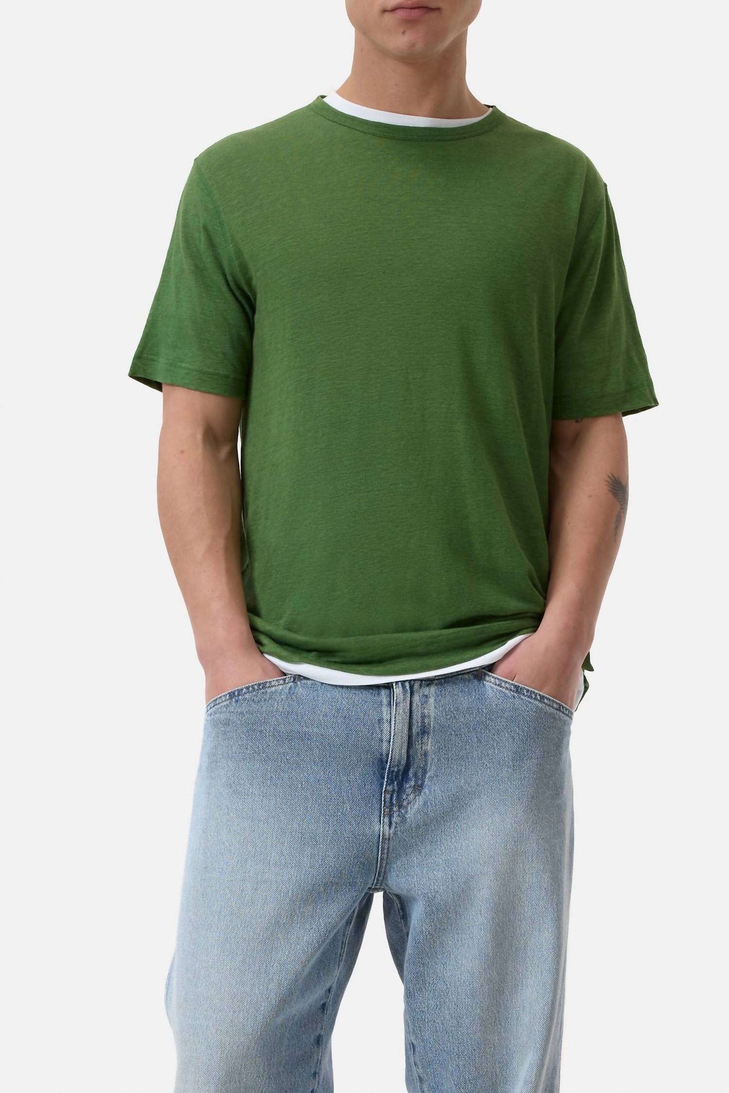 Closed - Linen Blend Crew T-shirt
