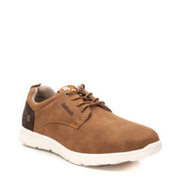 Xti Men's Comfort Suede Oxfords in camel - men's shoe - detail view