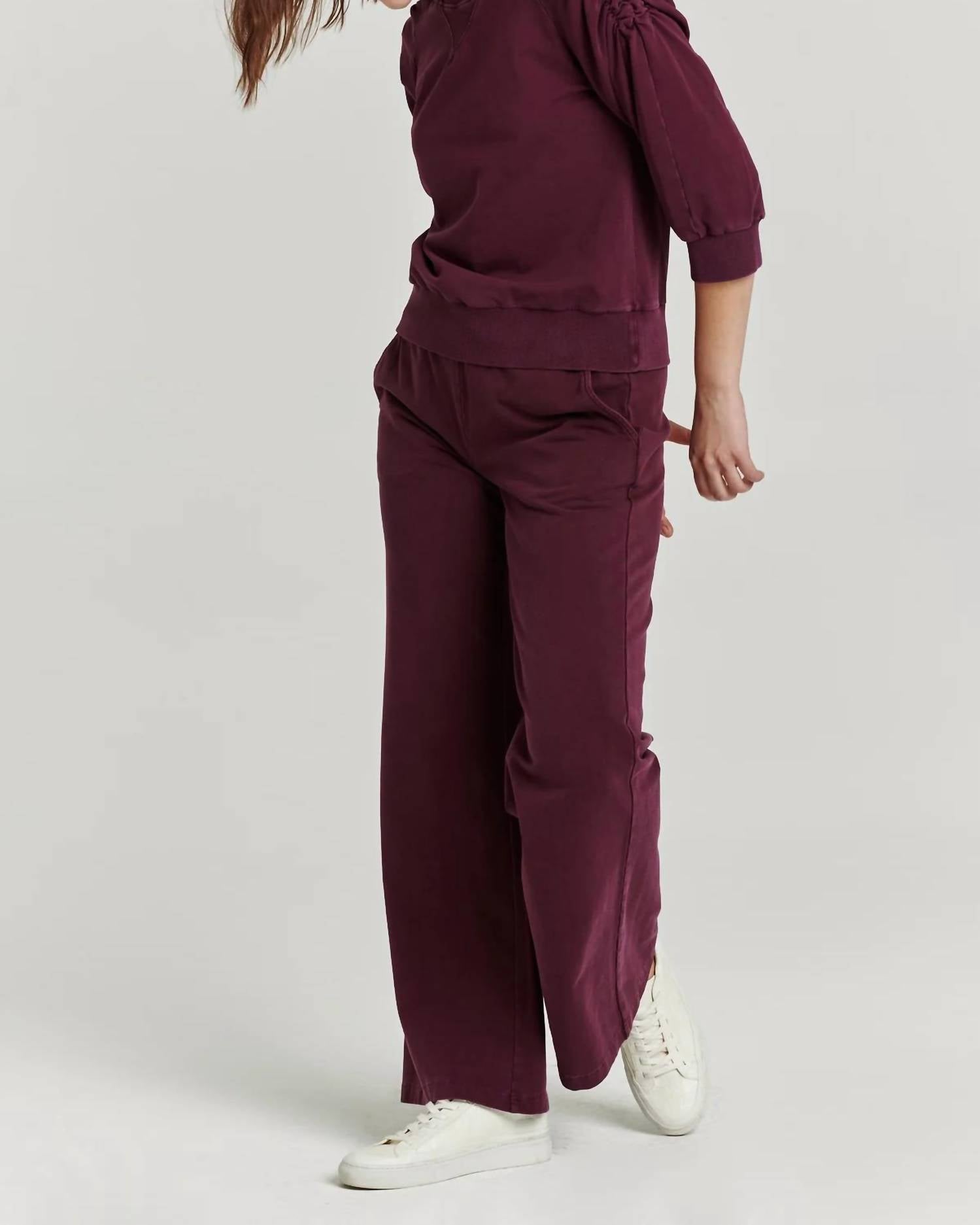 Another Love - Quincy Wide Leg Terry Pant