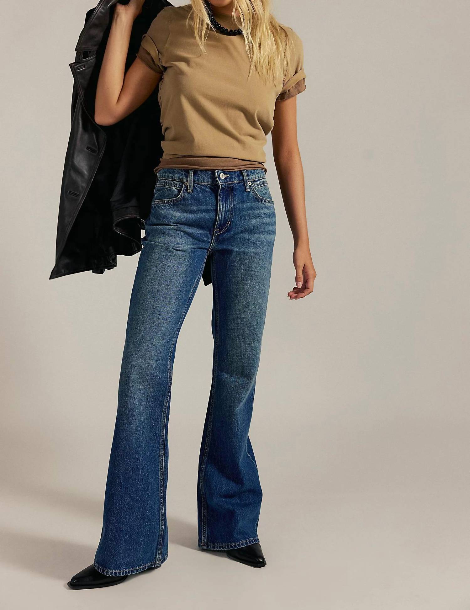Free People - West Coast Relaxed Denim Jeans