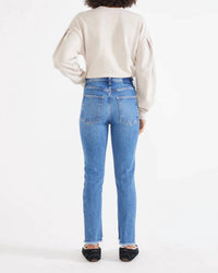 Etica - Scarlet Mid Rise Slim Midnight Frost Jeans