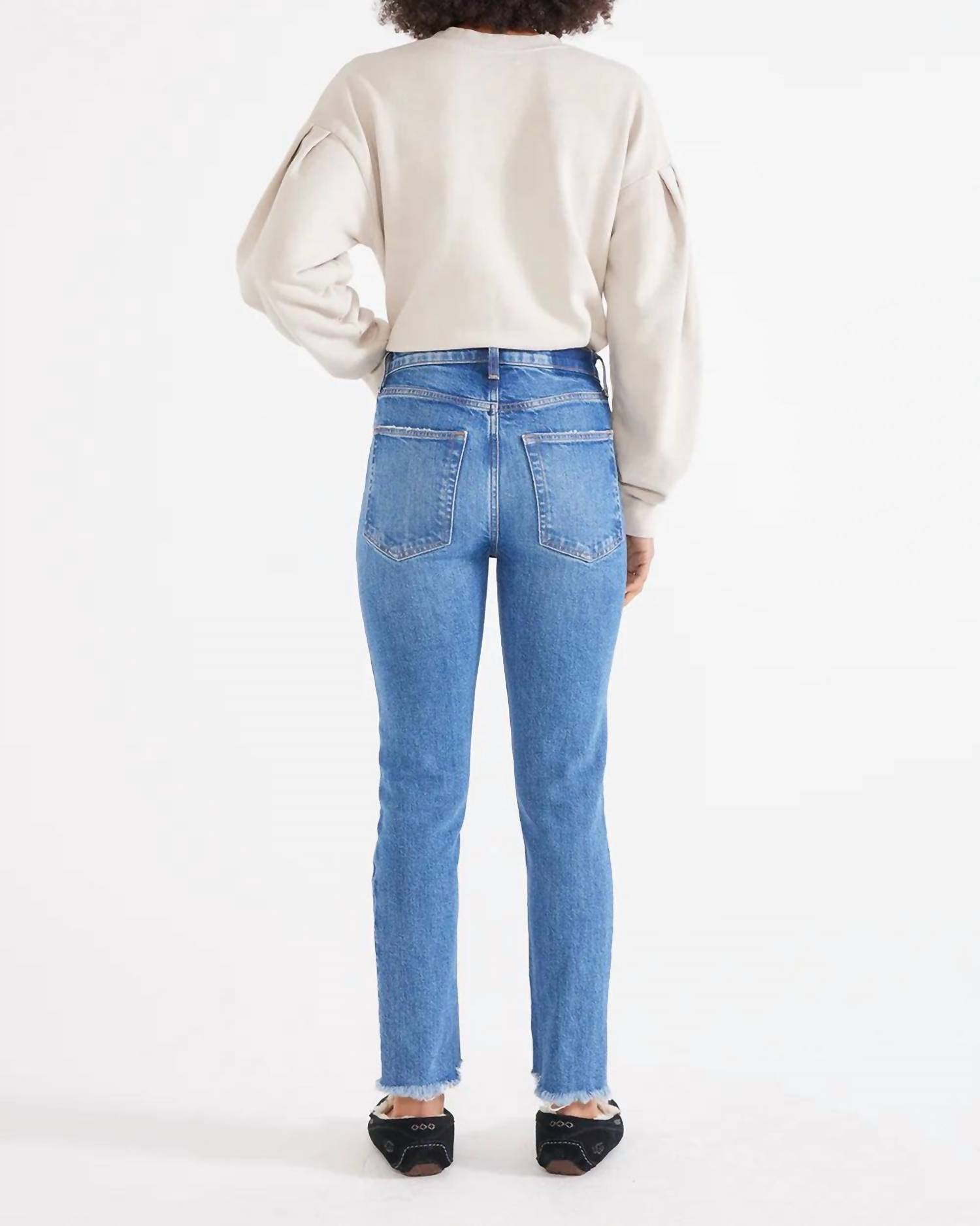 Etica - Scarlet Mid Rise Slim Midnight Frost Jeans