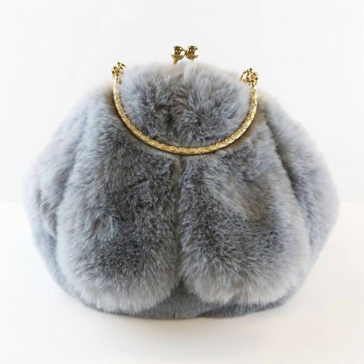Doe A Dear - Girls’ Furry Rabbit Ear Plush Purse Bunny Handbag