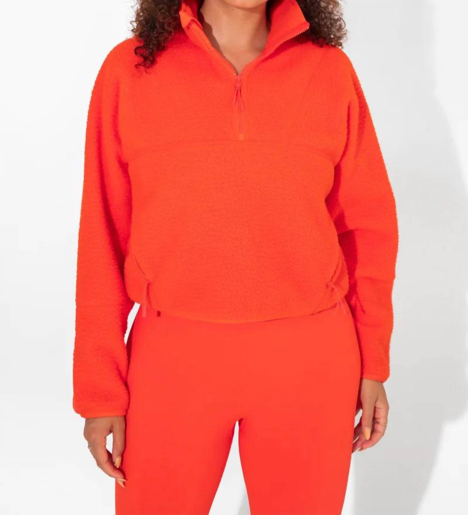 Halfdays - Pieper Quarter-zip Fleece Jacket