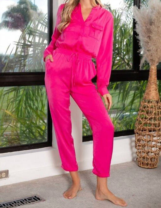Bibi - Brenna Long Sleeve Jumpsuit