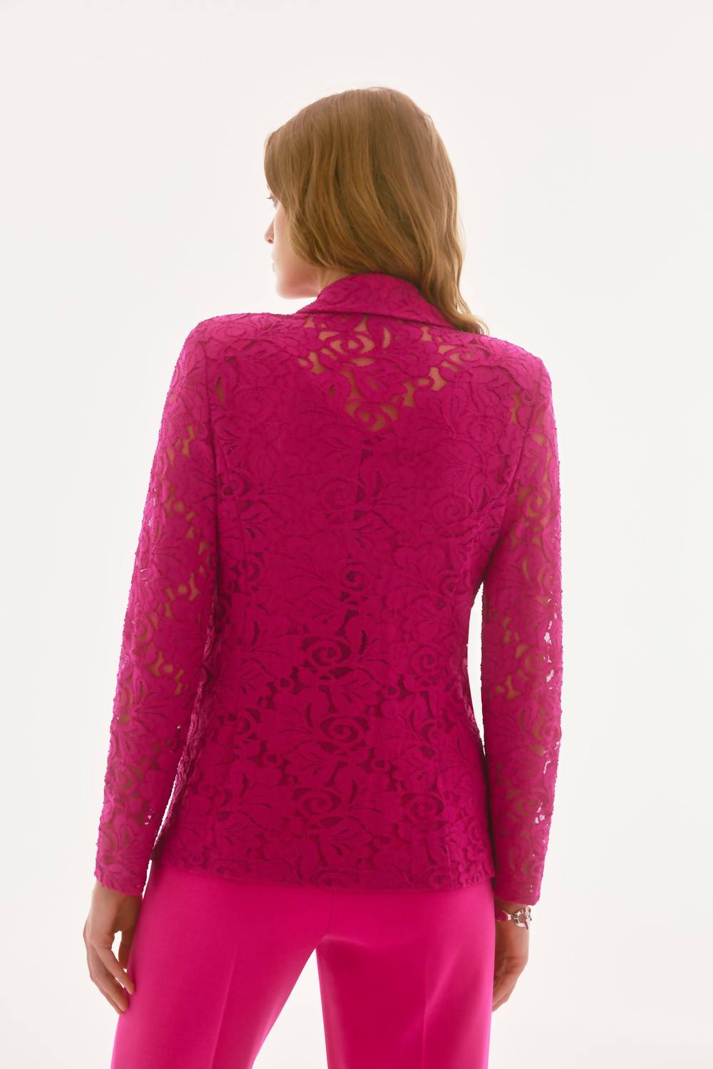 Joseph Ribkoff - Signature Stretched Lace Fitted Blazer