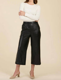 Tyler Boe - Payton Pleather Crop Pant