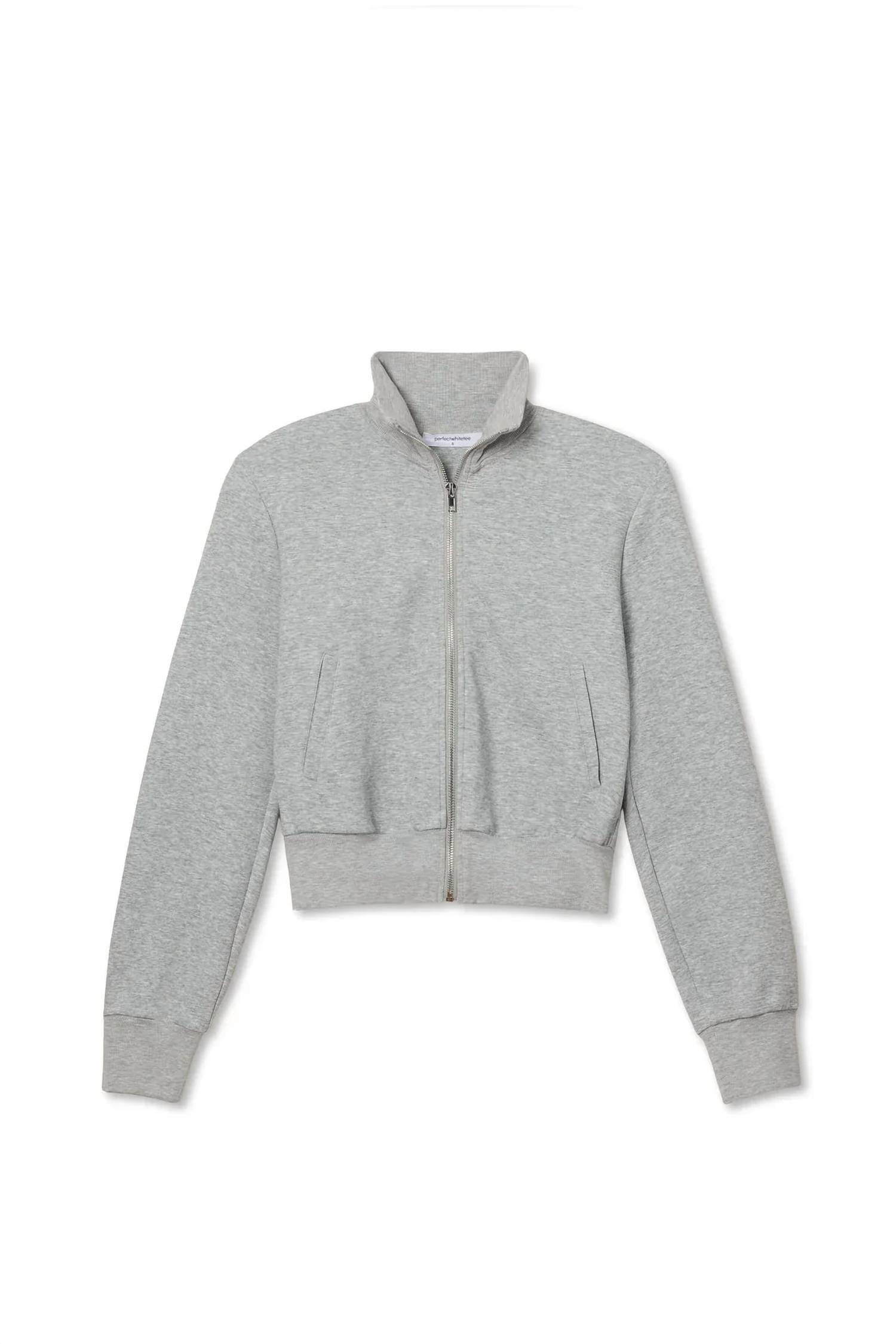 Perfectwhitetee - Milana Cropped Travel Track Jacket
