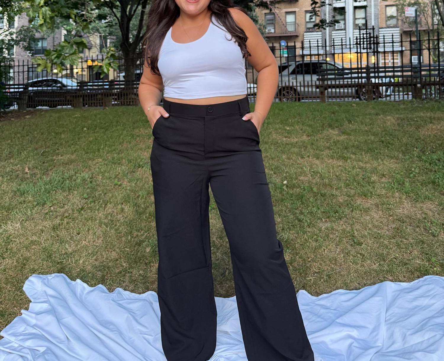 Love Poem - On The Go Wide Leg Trousers