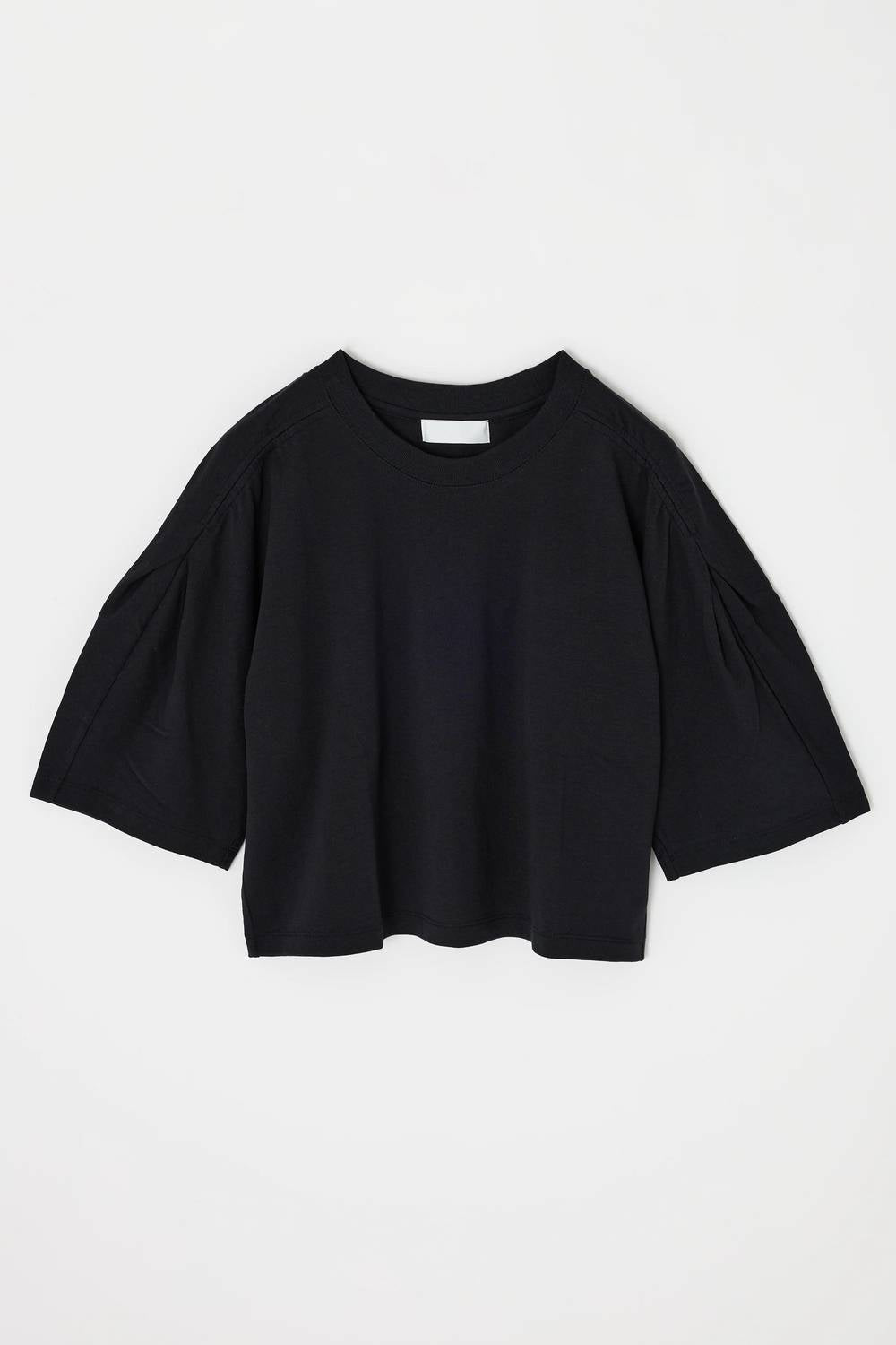 Moussy - Gather Sleeve Cropped Top Tee