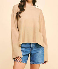 Pinch - Side Slit Crewneck Sweater