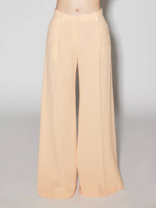 Rosetta Getty - Pleat Front Wide Leg Pants