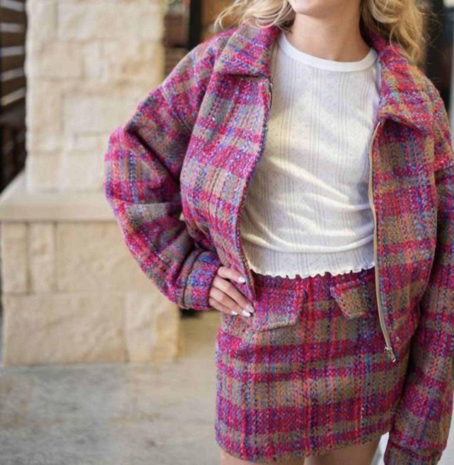 Sofie The Label - Violette Tweed Skirt