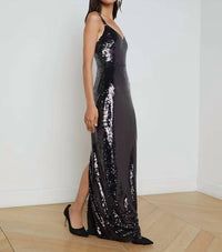 L'Agence - Karma Sequin Maxi Dress