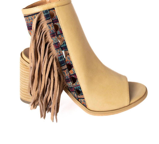 Volatile - Women's Fayette Fringe Heeled Sandal