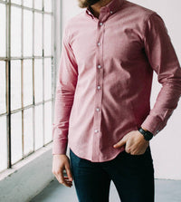 Alynn - Men's Lucas Untuckable Casual Fit Dress Shirt