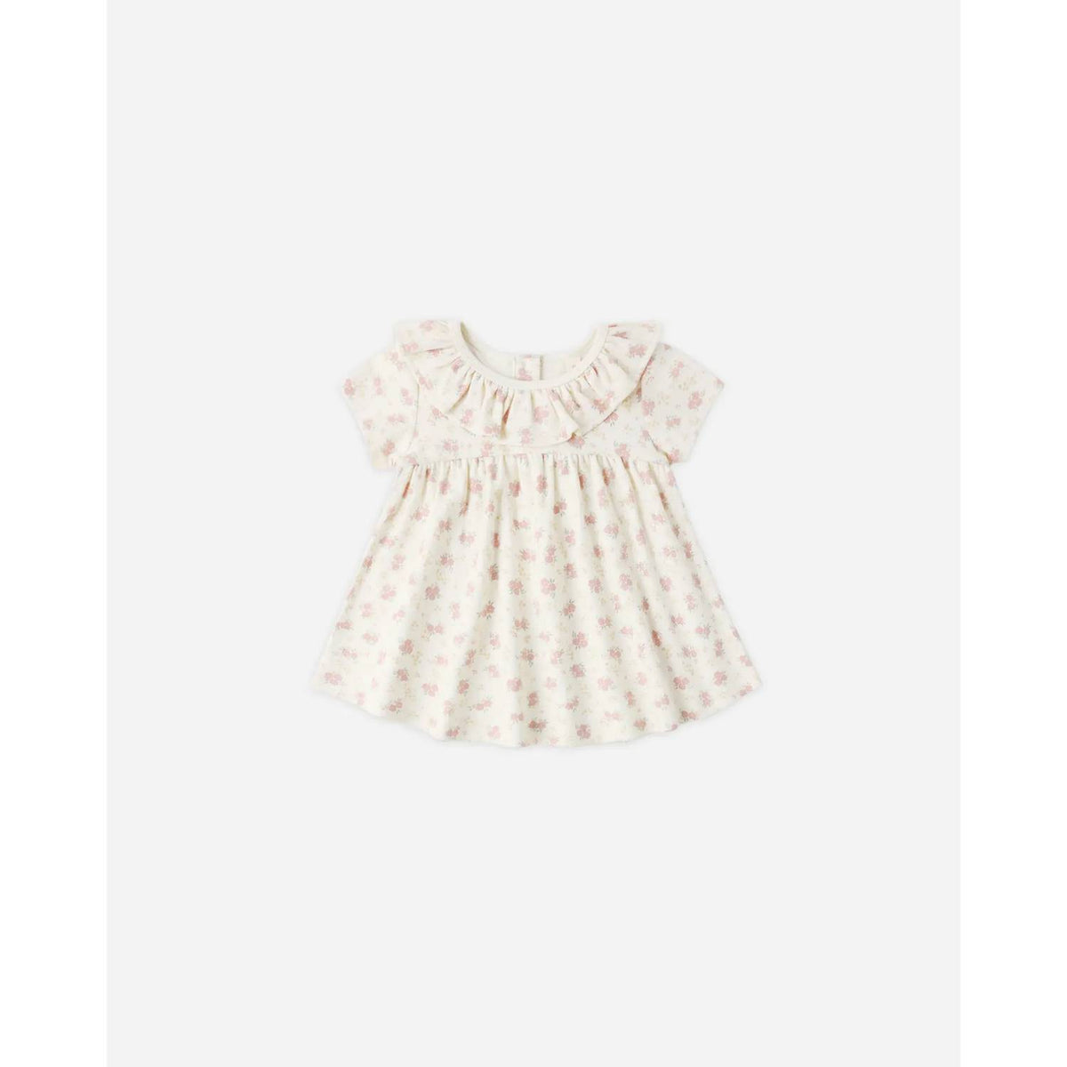 Quincy Mae - Girl's Ruffle Collar Jersey Dress