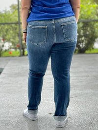 Judy Blue - Just Roll With It Slim Cut Jeans